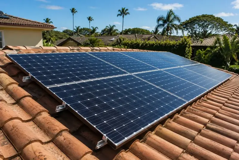 Installation de panneaux solaires à Samognat